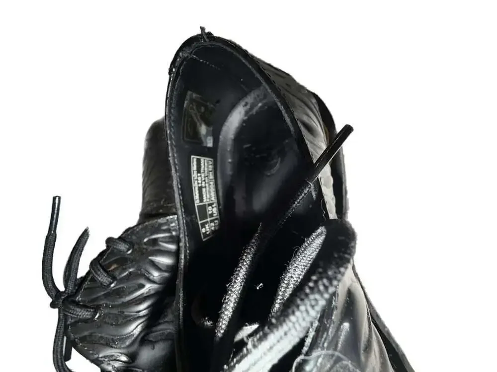1461 Zebra Emboss Smooth Leather Oxford Shoes in Black
